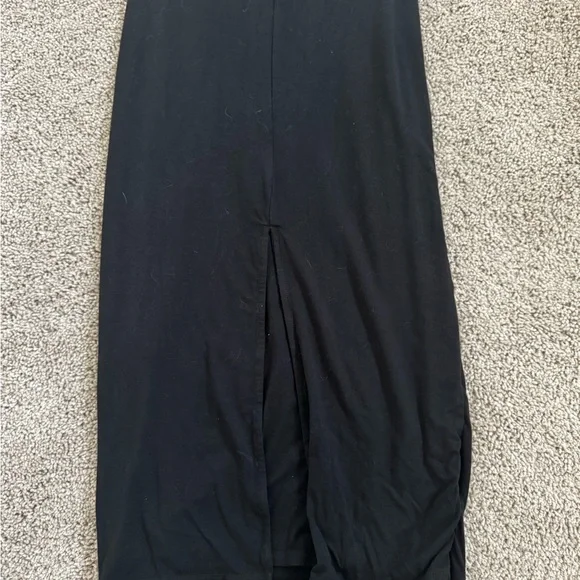 Strapless Black Bodycon Maxi Dress Medium - Picture 5 of 7
